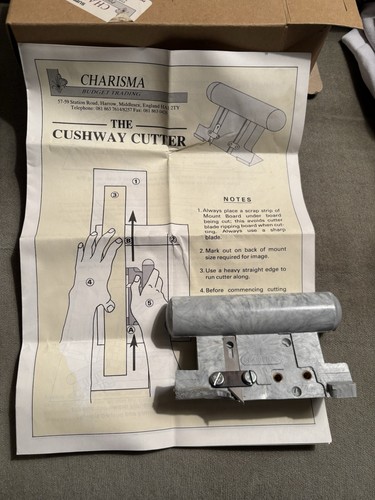 Cushway cutter for - cutter.,